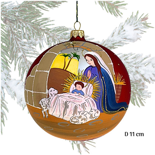 Boule noël verre - boule, soufflé