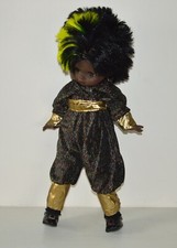 Grande poupée vintage CLODREY FUNKY noire Punk Rock 52 cm années 80 1984