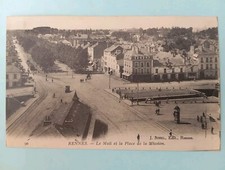 CPA RENNES (35), Le Mail et la