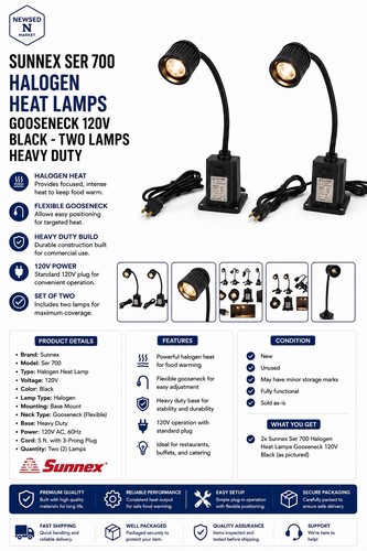 Sunnex ser 700 halogen - sunnex,