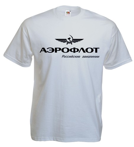 Shirt aéroflot aviation - t-shirt, aéroflot,