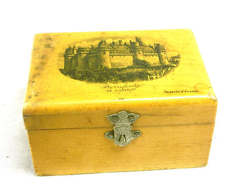 Ancien coffret bois - ,