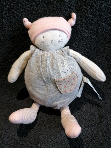 Doudou peluche chat moon - ,