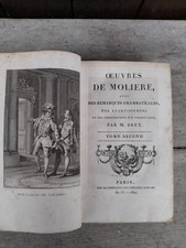 Livre Ancien 1804 Œuvres De Moliere Tome second