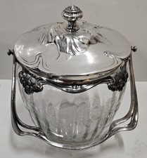 Seau à biscuits CHRISTOFLE GALLIA. Art Nouveau 1900  