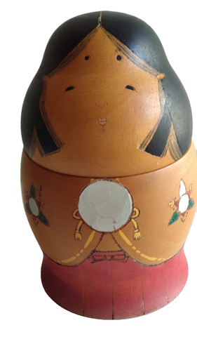 Rare poupée kokeshi - poupée, de