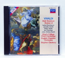 CLEOBURY, JENNIFER SMITH  - VIVALDI Dixit dominus - ARGO CD full silver NM