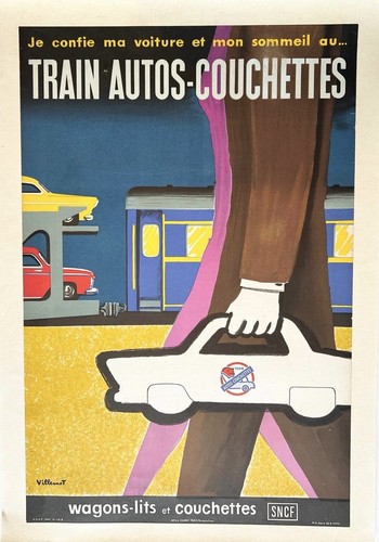 Affiche sncf villemot - affiche, |