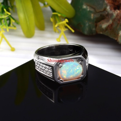 Natural fire opale - fire,