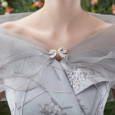 Mousseline Femme Ruffles Cape