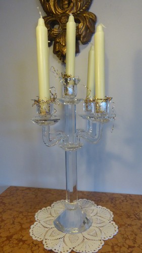 Beau chandelier cristal verre - chandelier, cristal/verre