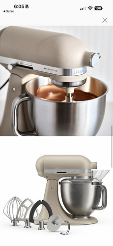 New kitchenaid artisan plus
