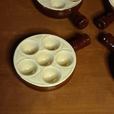 Casseroles À Escargots En Céramique Émile Henry, 50-06,poêlons Escargots vintage