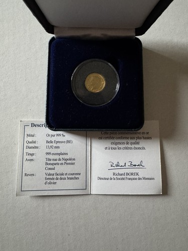 Médaille pur 999 24 - or,