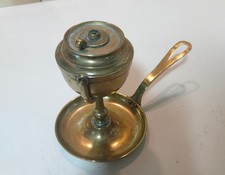 Ancien lanterne lampe à huile de marine en bronze laiton