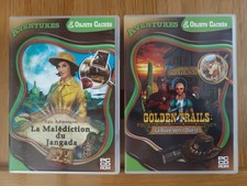 2 JEUX PC CD ROM - Objets Cachés Aventures - Comme NEUF