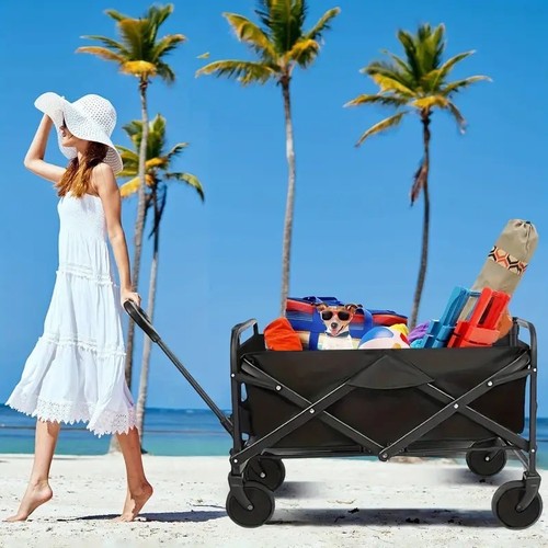 Chariot plage pliable - de,