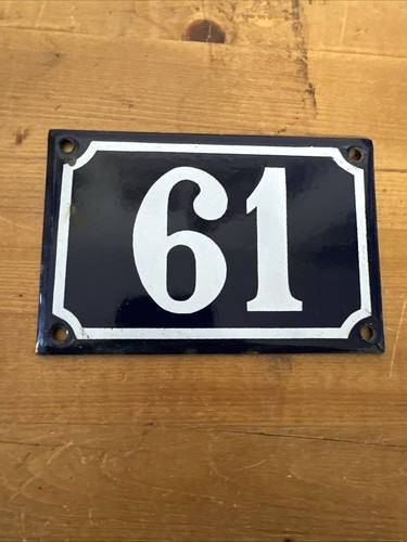 Plaque emaillee email - (v114),