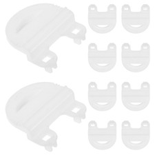  Lot de 10 accessoires pour cages pour animaux : boucles en plastique pour cages