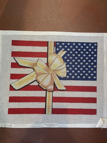 Handpainted needlepoint canvas - handpainted,