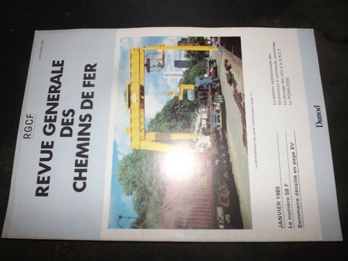Revue rgcf chemins de fer - rgcf,