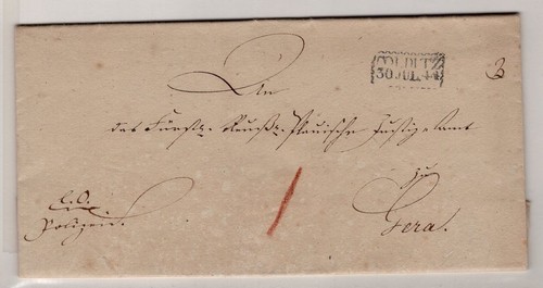 Sachsen 1844 colditz sur - sachsen,