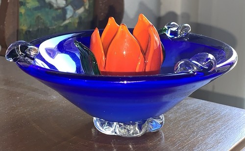 Cendrier tulipe cristal - tulipe,