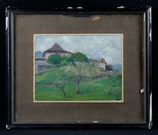 Signée 1916 : huile sur toile