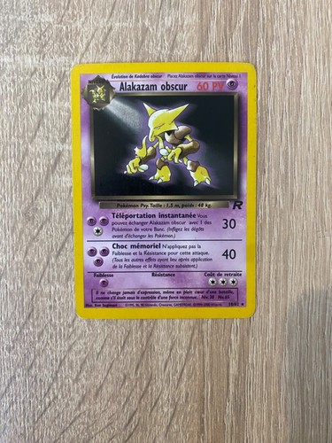 Carte pokemon alakazam obscur - pokemon,