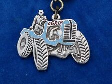 SUPERBE RARE ++ TOP ! PORTE-CLES Key ring AGRIP - TRACTEUR Tractor
