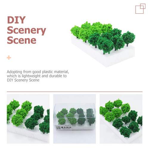 Ensemble arbres maquettes - ensemble,