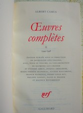 Albert Camus - Œuvres