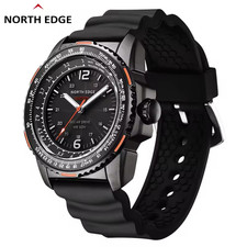 🔷 Montre Homme NORTH EDGE PHOTON Solaire Militaire Numérique Étanche 50M Sport