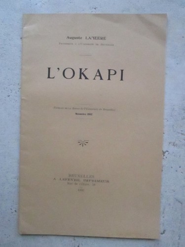 Lameere okapi découverte - lameere, :