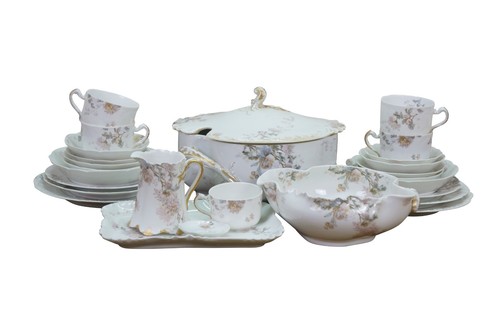 27pc antique haviland limoges - antique,
