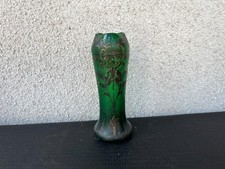 Vase Legras ancien vert –