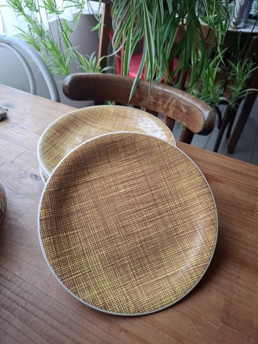 Assiettes plates faience - plates,