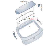 SEAT LEON KL1 MK4 Boulon de