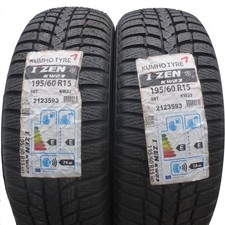 2 X KUMHO 195/60 R15 88T I Zen