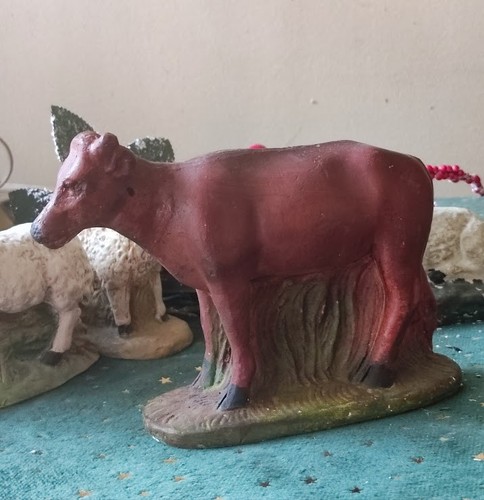 Antique santon creche - creche, noel