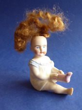 Figurine Poupee Bebe Piano Baby porcelain bisque biscuit Porcelaine h 8 cm