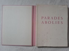 Parades abolies, Pierre Mac Orlan, ill. Roger Wild, A.&P. Jarach 1948