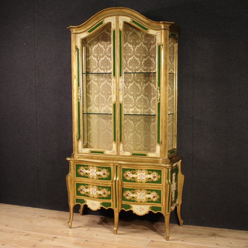 Vitrine double corps - , meuble