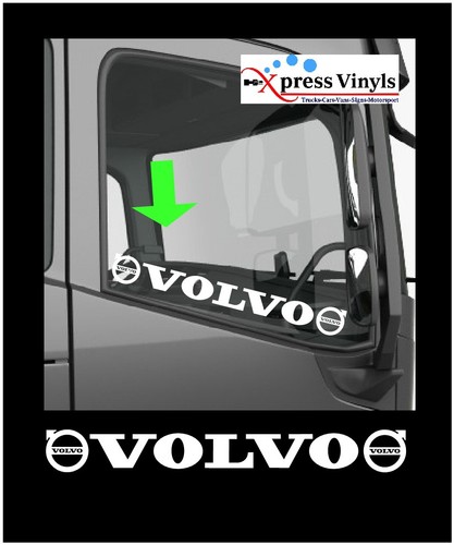Volvo truck window - decals, (6