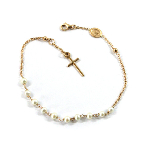 Bracelet rose 18k - or,