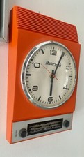 Space Age Radio /Horloge Mural MUSICLOCK 1970