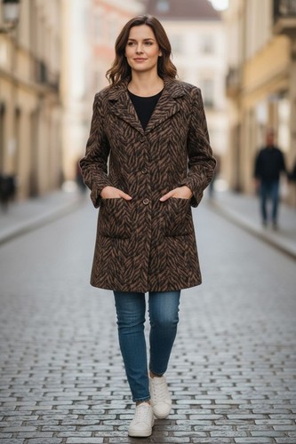 Manteau laine pour femmes - manteau,