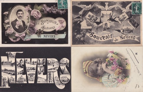 Lot cartes postales - 4,
