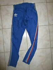 Collant running équipe de FRANCE ADIDAS vintage années 80 90 nylon Trefoil S D4