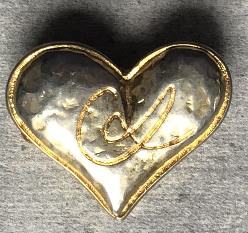 Broche cœur christian - cœur, lacroix